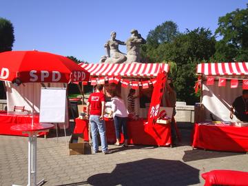Sommerfest der SPD am Rathaus Schöneberg