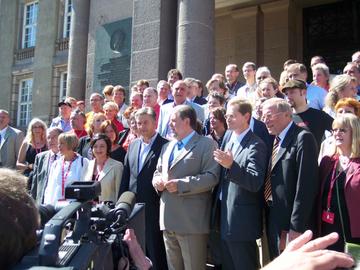 Sommerfest der SPD am Rathaus Schöneberg