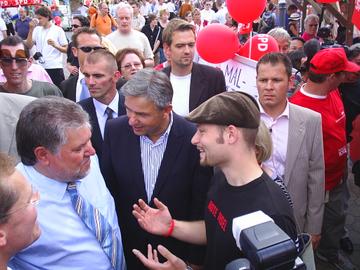 Sommerfest der SPD am Rathaus Schöneberg