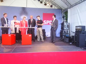Sommerfest der SPD am Rathaus Schöneberg