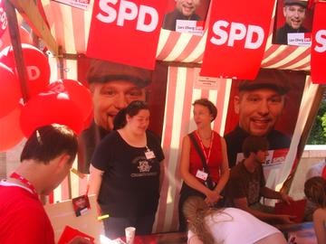 Sommerfest der SPD am Rathaus Schöneberg