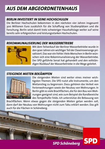 Sieben Jahre für Sie im Abgeordnetenhaus