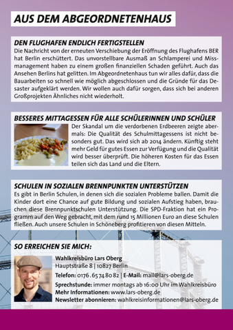 Sieben Jahre für Sie im Abgeordnetenhaus