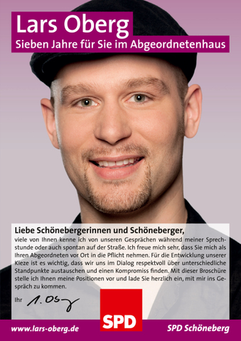 Lars Oberg - Sieben Jahre für Sie im Abgeordnetenhaus - Der Bilanzflyer