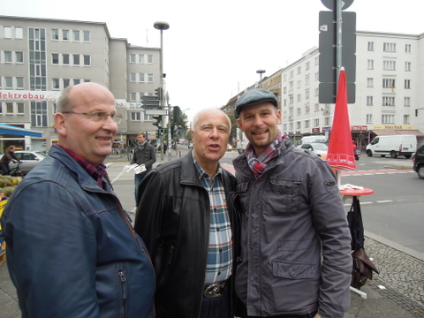 Interessante und nette Gespräch bei der mobilen Sprechstunde von Lars Oberg