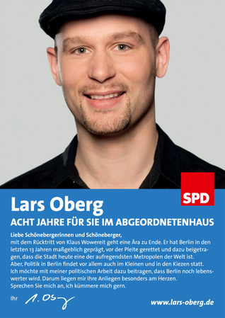 Lars Oberg - 8 Jahre für Sie im Abgeordnetenhaus