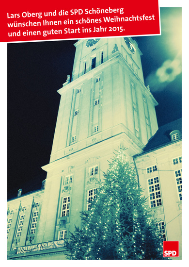 Frohe Weihnachten und ein guter Start ins Jahr 2015