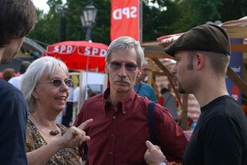 Im Gespräch auf dem SPD-Sommerfest